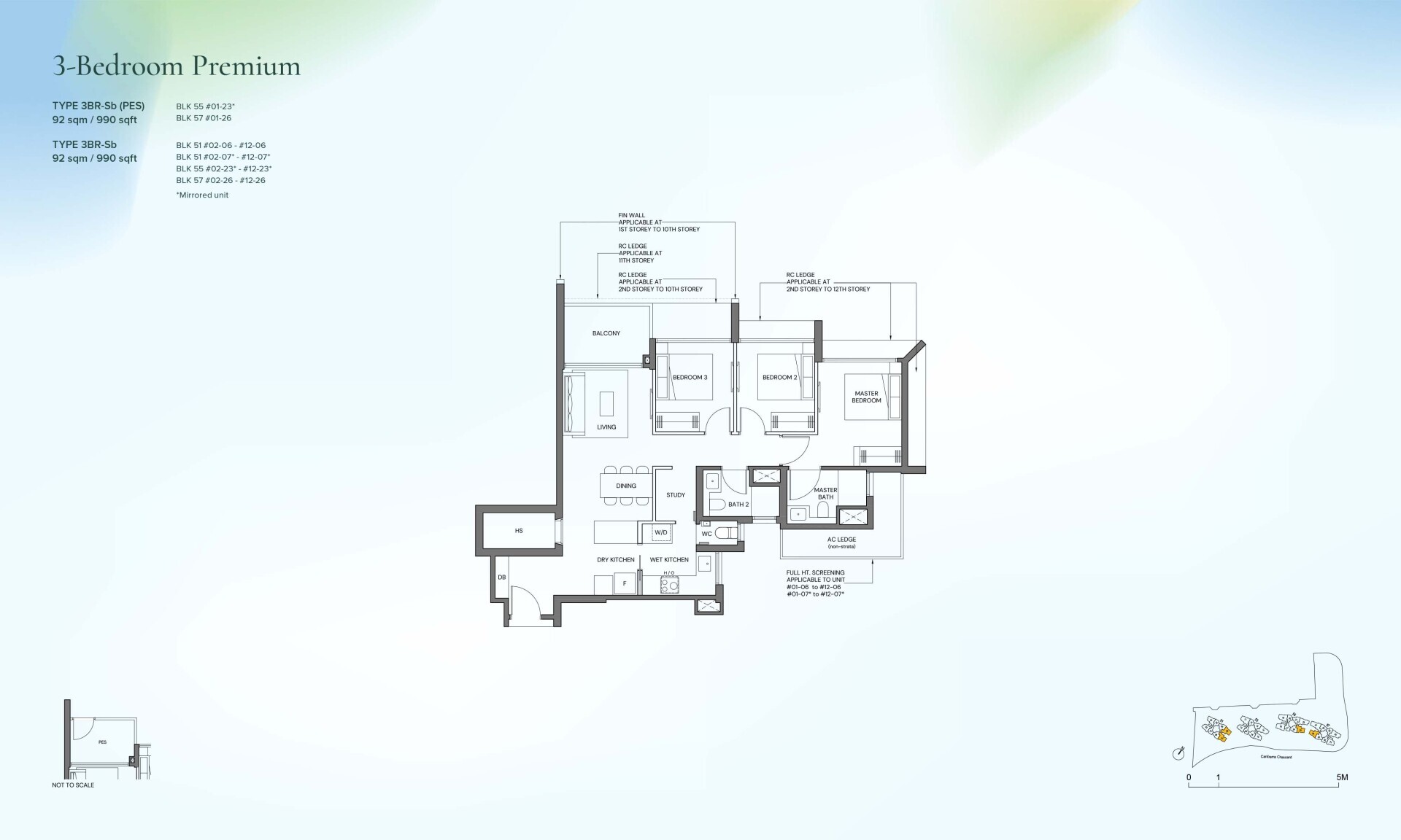 Canberra Crescent Residences floorplan